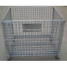 Folding and Stackable Storage Cage/Galvanized Wire Mesh Container